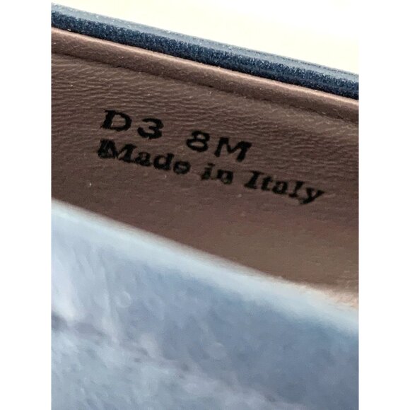 SAS Lucia Womens Leather Slip-On Low Heels Size 8M Blue Italy Z10671 Comfort - Picture 4 of 10